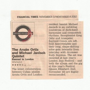 FT review - Banned in London